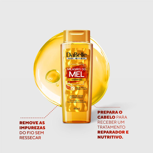 Dabelle Shampoo 410ml - Milagres Do Mel
