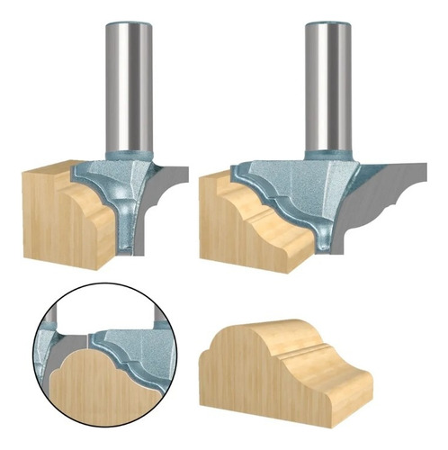 Broca Fresa Para Router ( Vastago De 1/2)