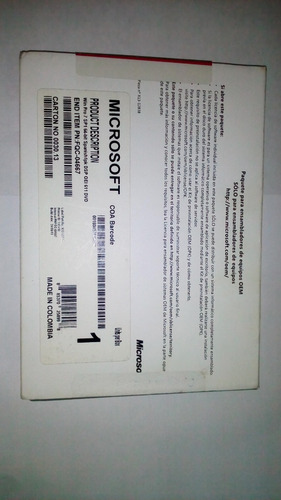 Windows 7 Pro Oem Original 64bits