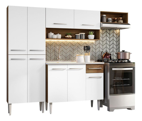Mueble De Cocina Integral Emilly 229cm Con Lavadero 12