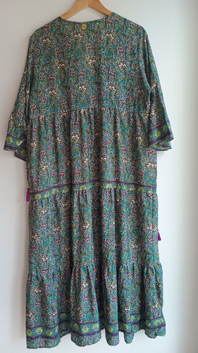 Vestido Largo Mantra Estampado (Usado)