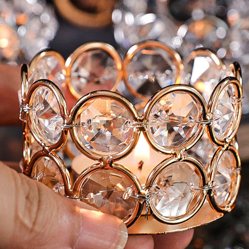 10pcs Porta Velas Cristal Colgantes Para Candelabros