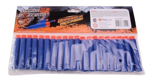 Imagen 6 de 8 de Dardos Proyectiles X20 Compatible Nerf New Cod 6158 Bigshop