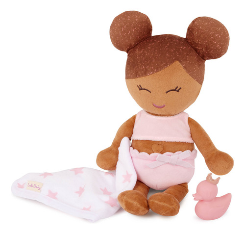 Muñeca Bebote Peluche Para Baño Con Accesorios Lullababy