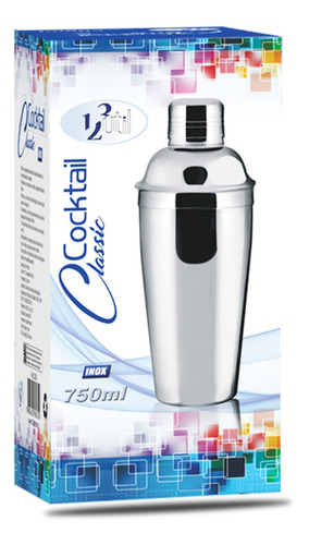 Imagem 7 de 7 de Coqueteleira Em Aço Inox 750ml