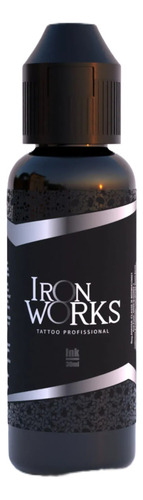 Tinta Iron Works Tatuagem Tattoo Preto Linha 30ml - Promoção