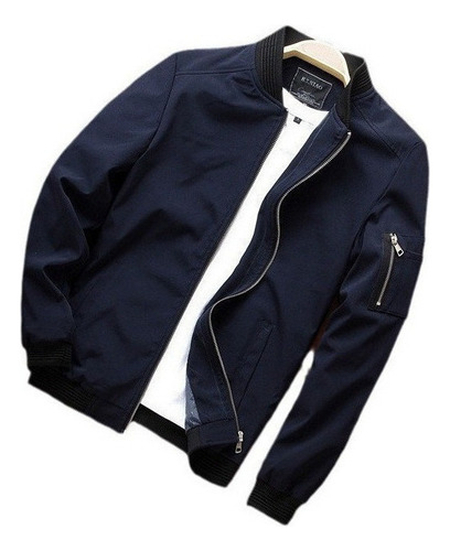 Chaqueta Bomber Deportiva Casual De Estilo Universitario