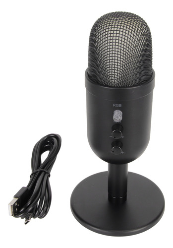 Computadora Rgb Con Micrófono Usb, Salida De Auriculares, Ca