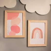 Comprar Set X2 Cuadros 15x21 Nórdicos Rainbow Completos