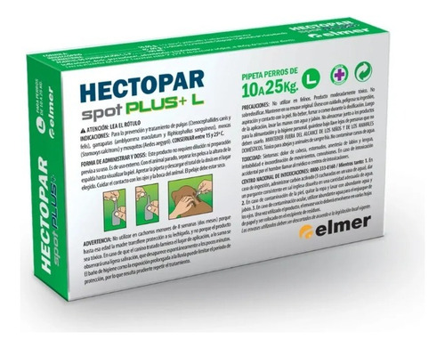 Pipeta Hectopar Perro De 10 A 25 Kg