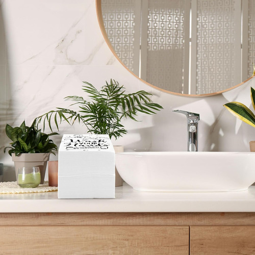100 Toallas De Mano Desechables Para Baño, Toallas De Papel
