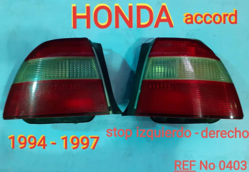 Stop Izq/dcho Honda Accord 1994/1997