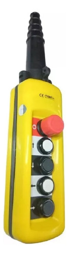 Caja Colgante Con 4 Pulsadores (4na + 5nc) C/retención Tbcin Color Amarillo