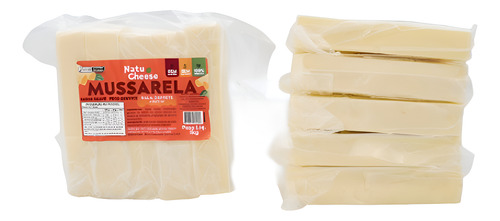 01 Un Mussarela Suave Kg Fracionada 200g Natucheese