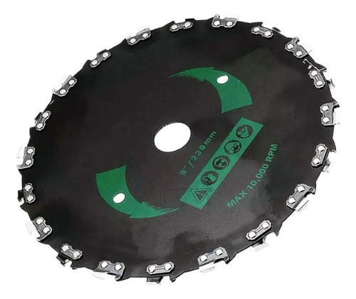 . Disco Desbrozador Con Dientes De Cadena En La Parte Superi