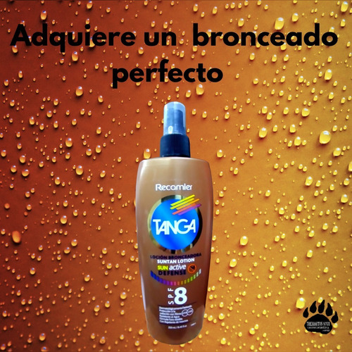 Tanga Loción Bronceadora Spf8 