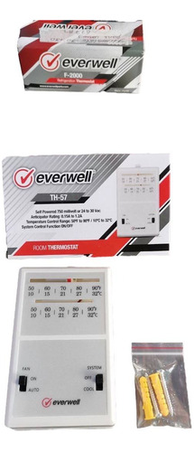 Termostato Ambiental Analógico Everwell