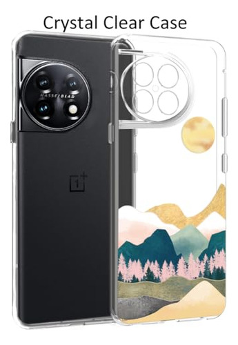 Funda Unov Compatible Con Oneplus 11 5g, Transparente, Con D