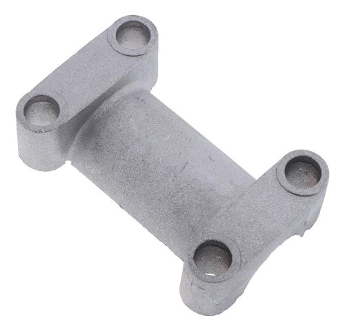 Manija Plateada Soporte De Barra Abrazaderas Adaptador 7/8