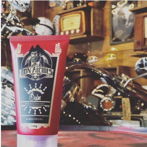 Imagem 2 de 4 de Balm Hidratante Para Barba 120ml - Barba Negra - Don Alcides