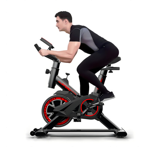 Bicicleta Ergométrica De Spinning Exercício Sem Impacto Cor Preto