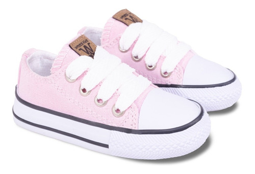 Zapatillas  Stars Bebes Niños/as Lona Rosa Del 17 Al 26