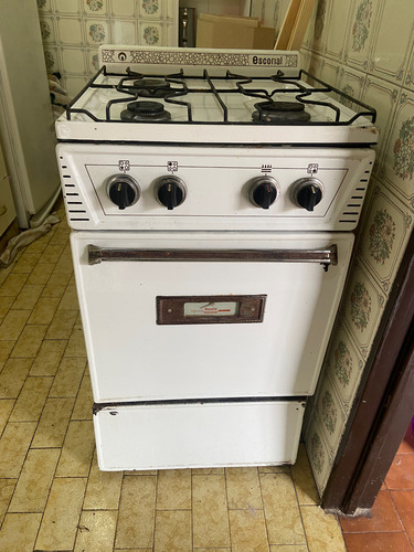 Cocina Escorial 3 Hornallas Blanco (Usado)