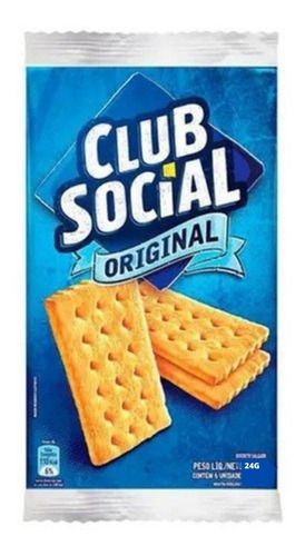 Club Social Original 24g Biscoito Bolacha Salgado Clube Prom