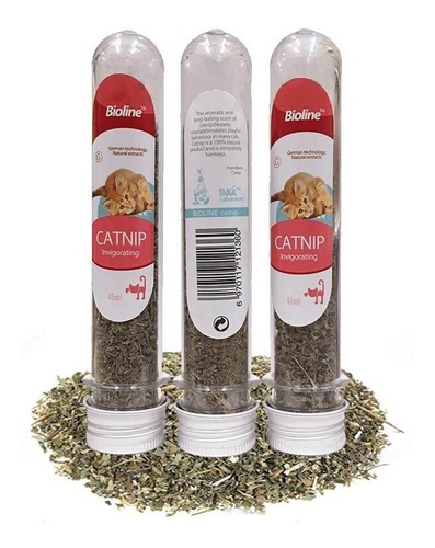 Catnip Tubo 45ml Bioline Pethome Chile