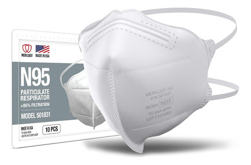 Mascarilla N95 Respirador [hecho Ee. Uu.] Niosh Certifi...