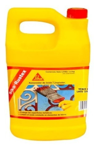 Sika Rustex 1.4kg Removedor De Oxido Limpiador 1 Litro Sika