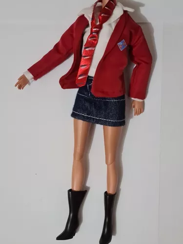 Roupa do RBD ( uniforme RBD completo) para bonecas Barbies e similares.