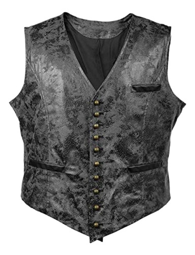 Chaleco Retro De Gamuza Para Hombre Indivi Vests