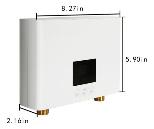 Aquecedor De Água Elétrico Instantâneo F 3000w