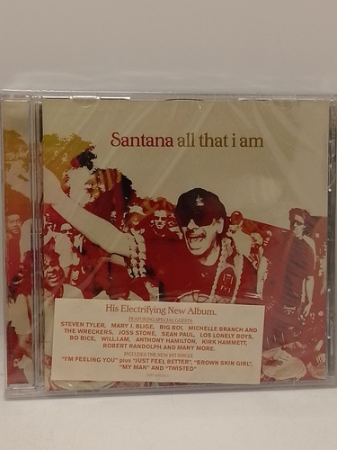 Santana Allá That I Am Cd Nuevo 
