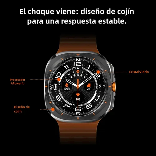 Reloj Smart Watch 7 Ultra 1.5 Bt Para Samsung Galaxy Amoled