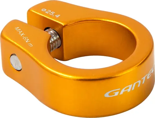 Abraçadeira Canote Bmx Gantech 25,4mm-alumínio-cores Cor Laranja
