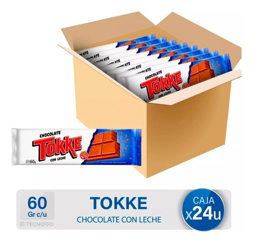 Caja Chocolate Tokke Con Leche Sin Tacc - Mejor Precio