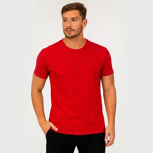 Camiseta Masculina Gola O Básica Sallo Premium Varias Cores