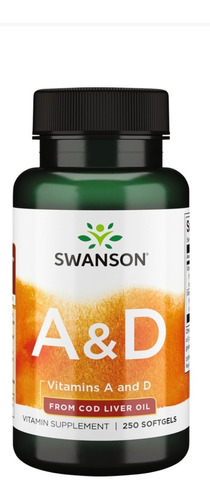 Swanson Vitamina A Y D ( 250 Sofgels)