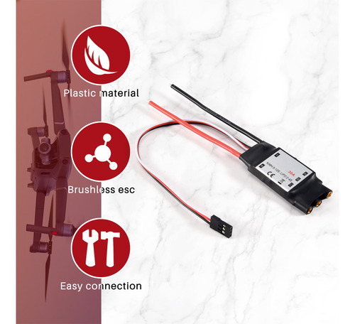 Controlador De Velocidad Sin Escobillas Simonk 30a Esc Bec