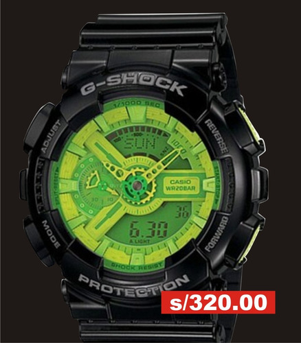 Reloj Casio G-shock Ga-110gb-1a - 100% Nuevo Y Original