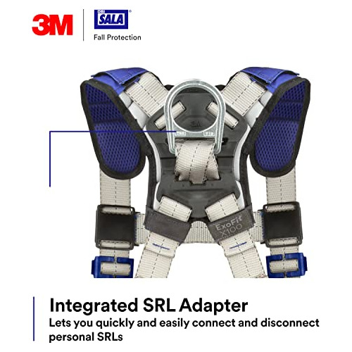 3m Dbi-sala Exofit X100 Comfort Vest Safety Harness 1401002,