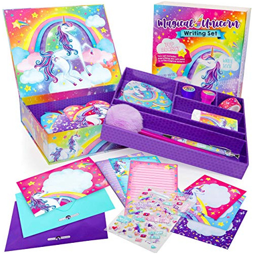 Papelería - Original Stationery Unicorn Letter Writing Set, 