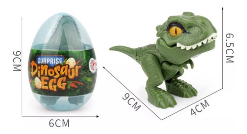 Imagen 8 de 8 de Súper Pack 4 Huevos De Juguete Con Dinosaurios Mordelones