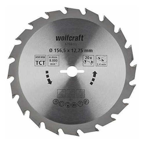 Hojas De Sierra Circular Wolfcraft ******* X 12.75 X 2.4mm C