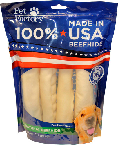 Pet Factory Usa Rollos De Piel De Vaca