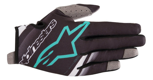 Alpinestars Radar Guantes De Moto Para Hombre, Color Negro Y