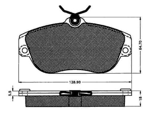 Pastilla De Freno Volvo 940 - 960 90/94 Delantera
