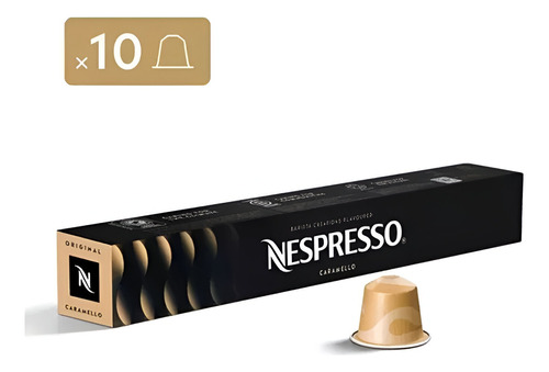 Caja X10 Capsulas Nespresso Original Caramello Cafe Barista